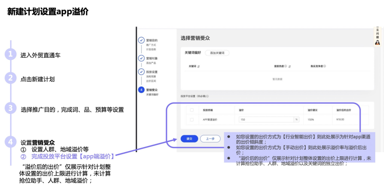 App溢價功能新手指引